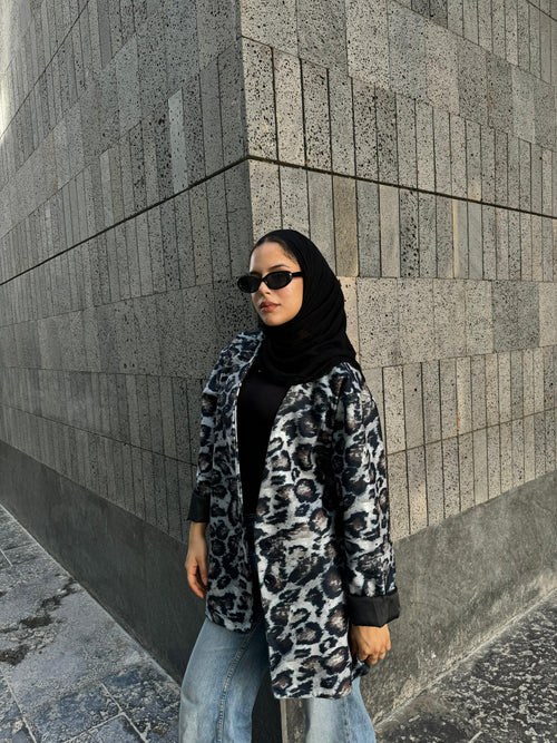 Leopard Blazer