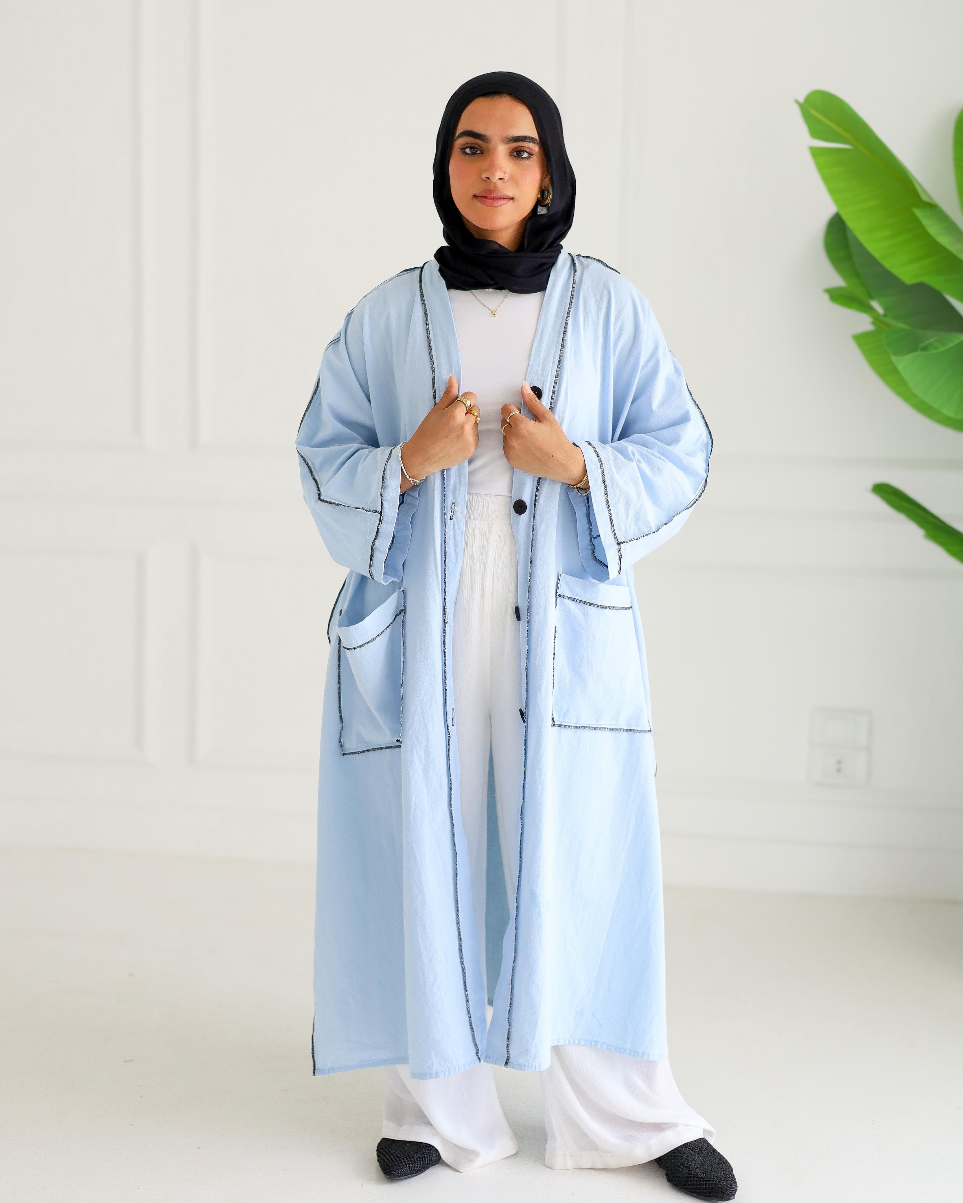 Ruby Shirt Dress - Blue