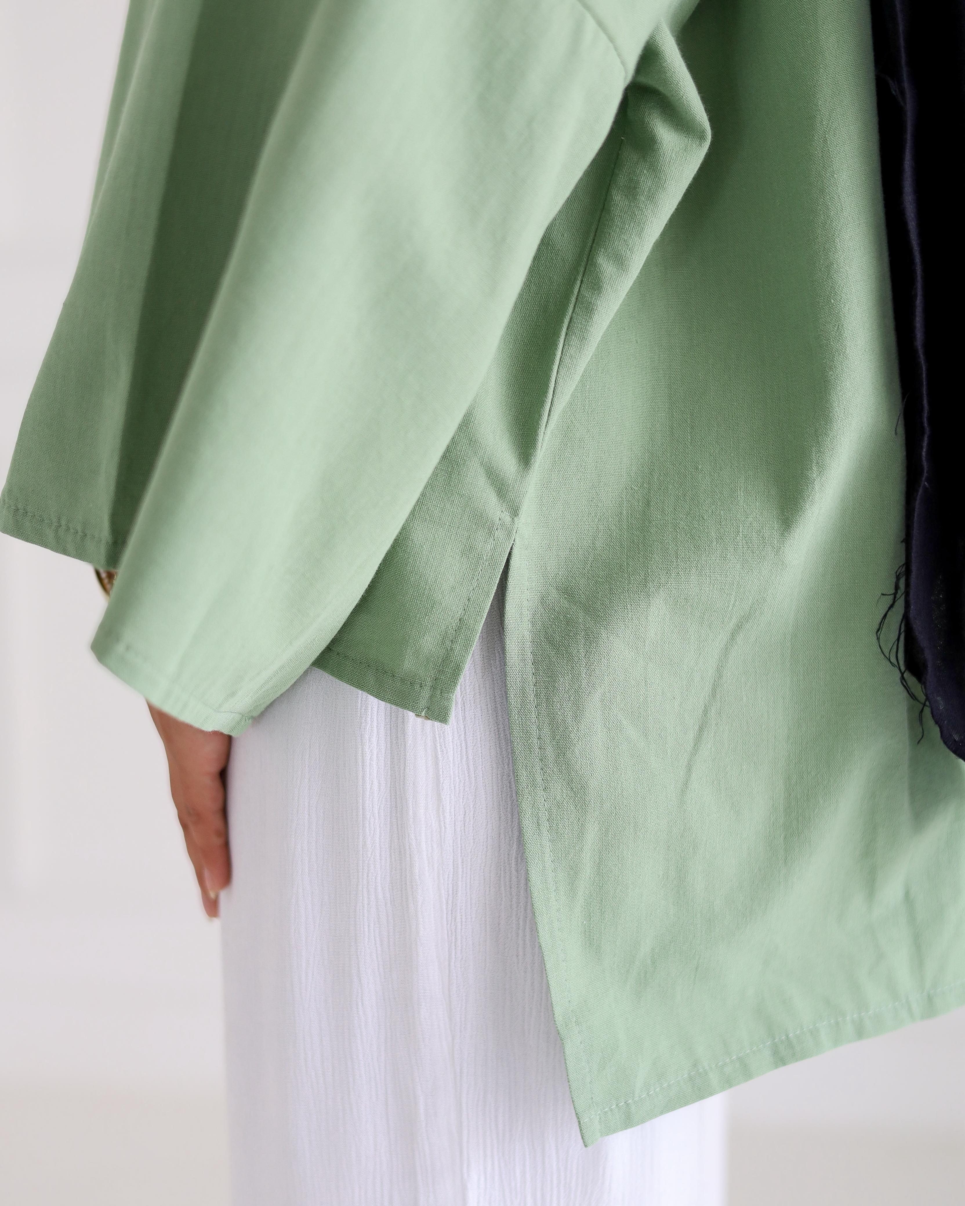Whisper top - Olive