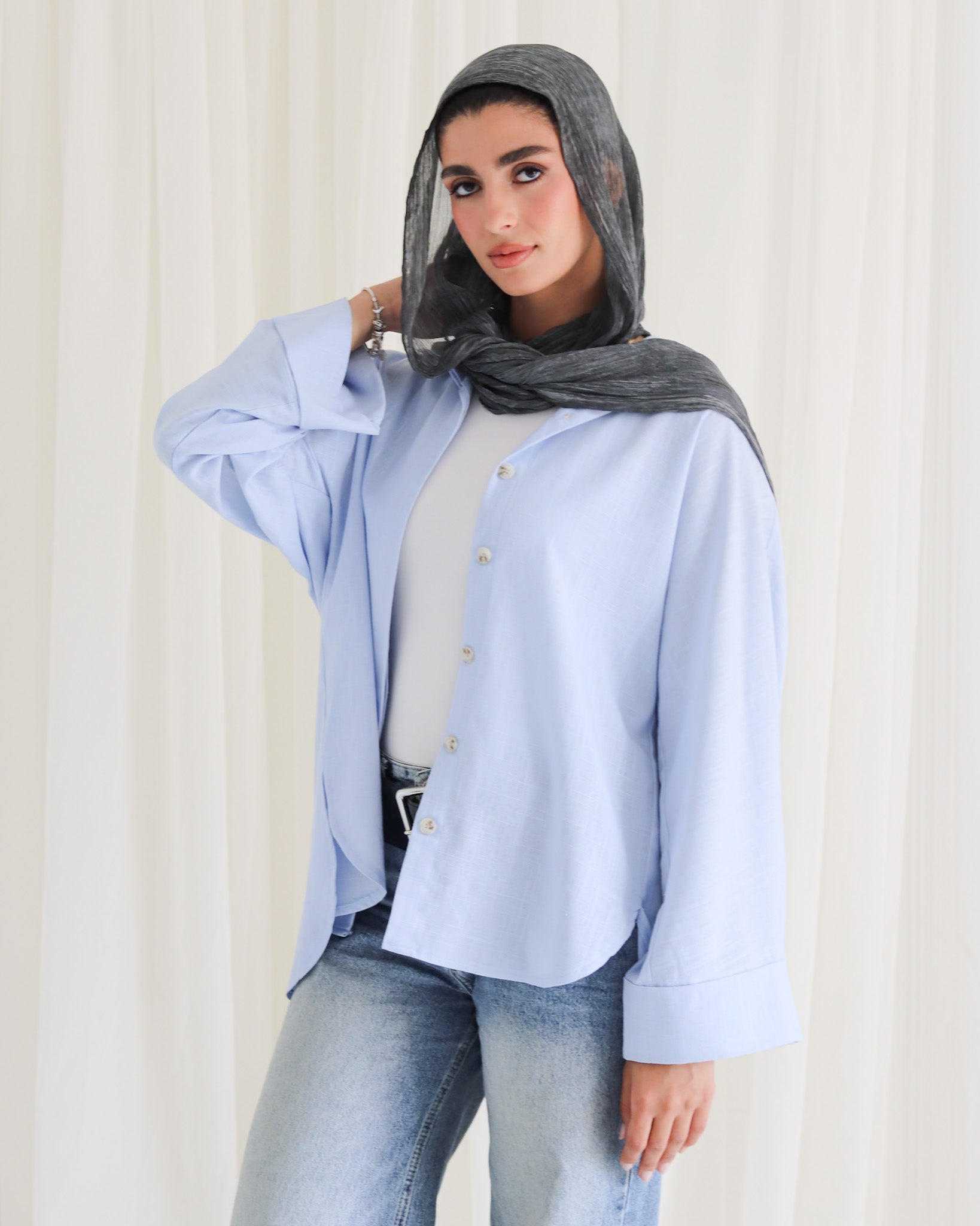 Leen Shirt - Baby  Blue