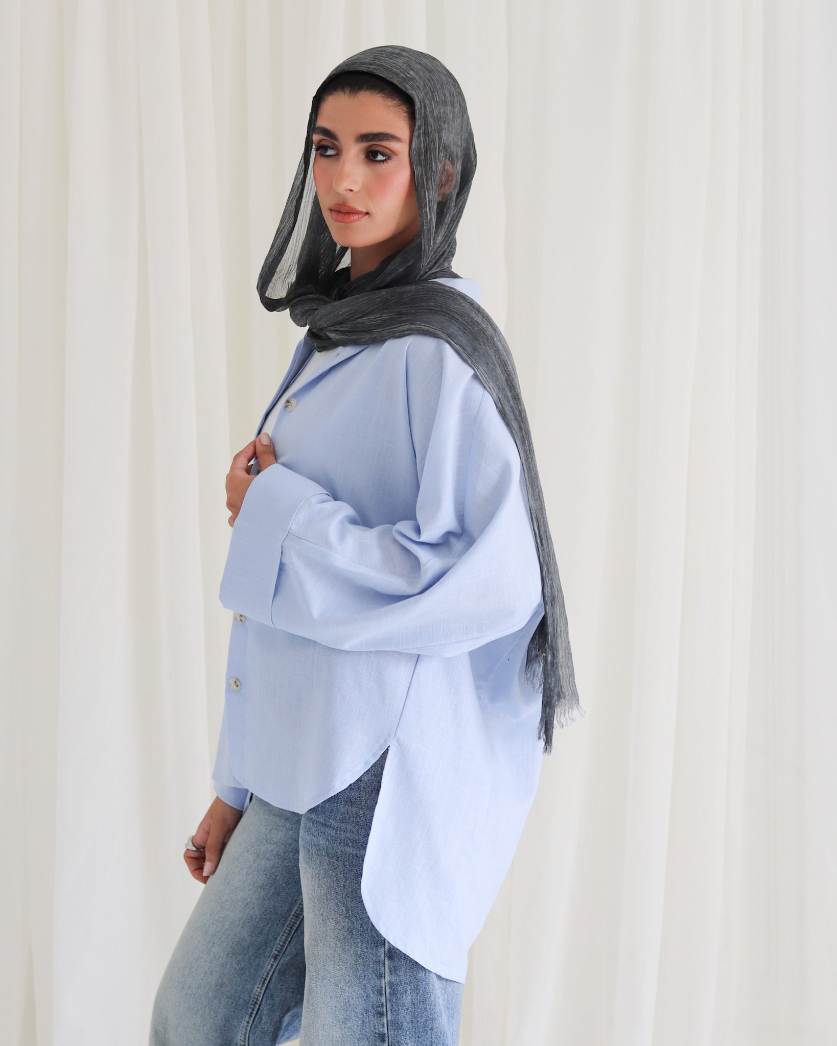 Leen Shirt - Baby  Blue