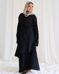 Ontha Shirt Dress - Black