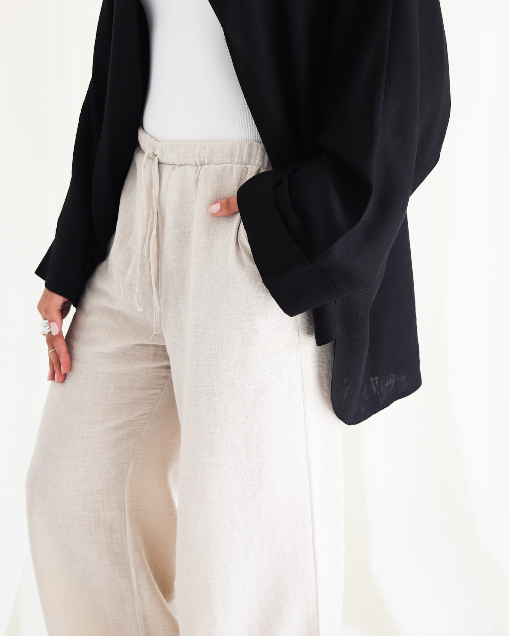 Naomi Pant -Beige