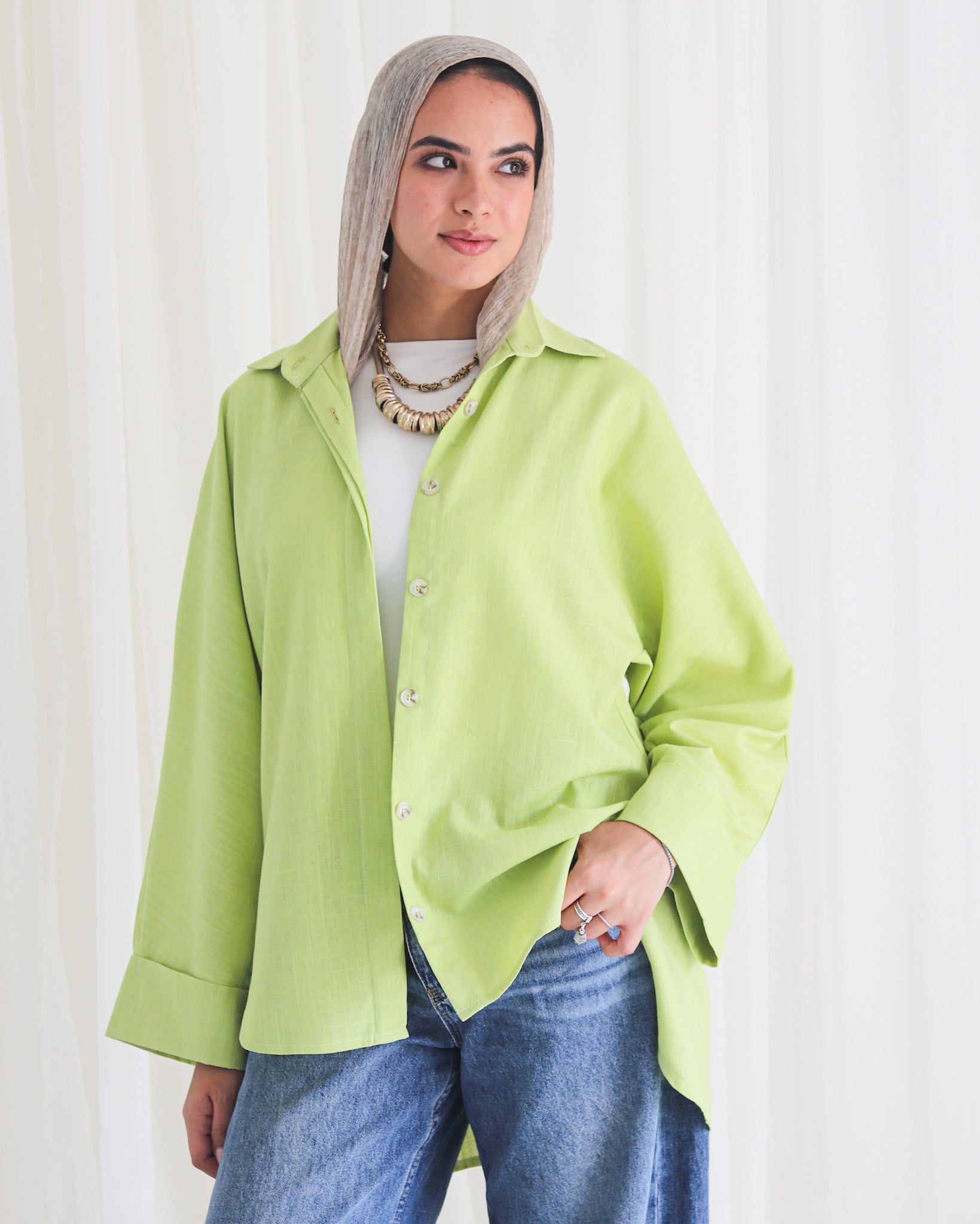 Leen Shirt - Lime