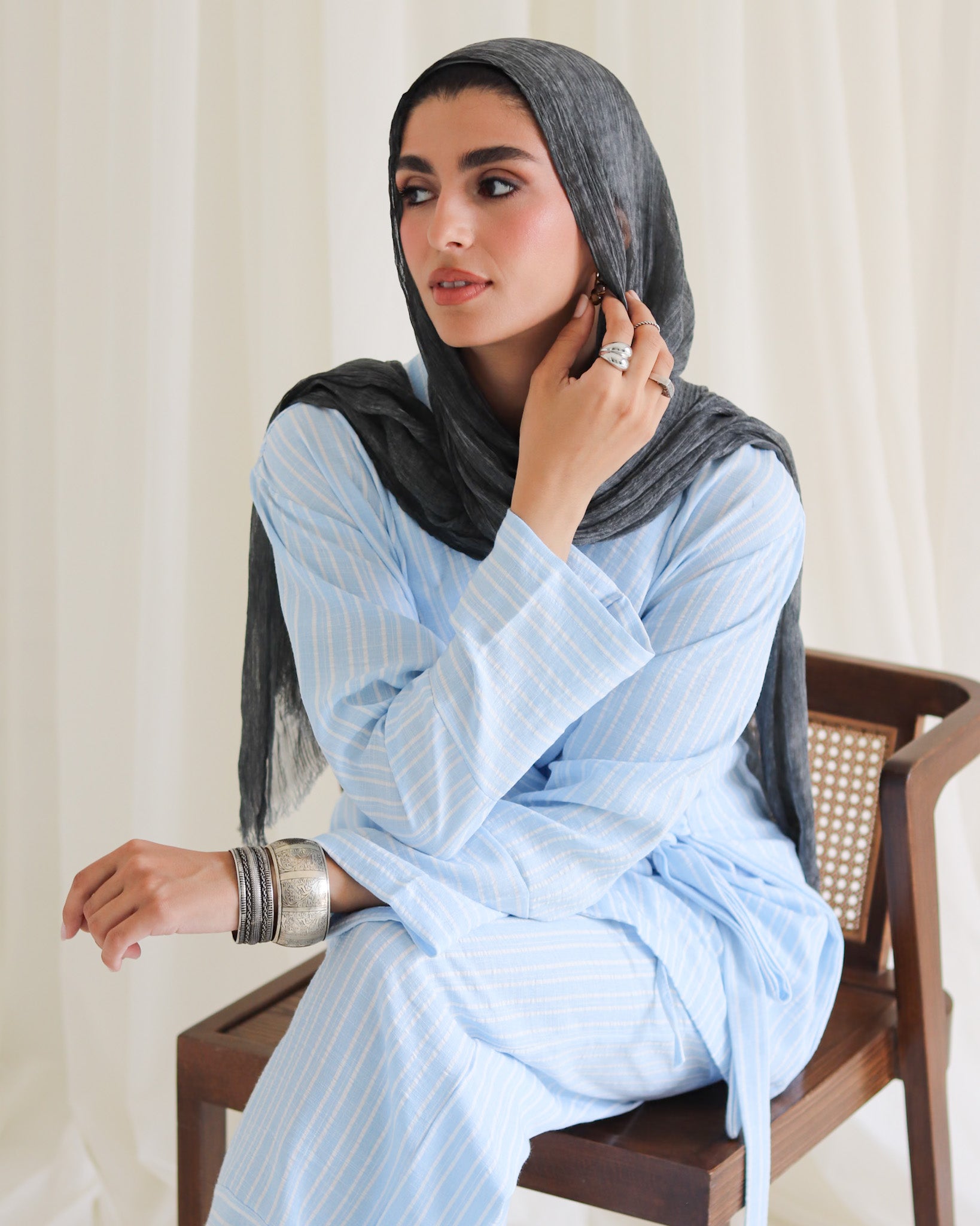 Modest Flow Set - Baby Blue
