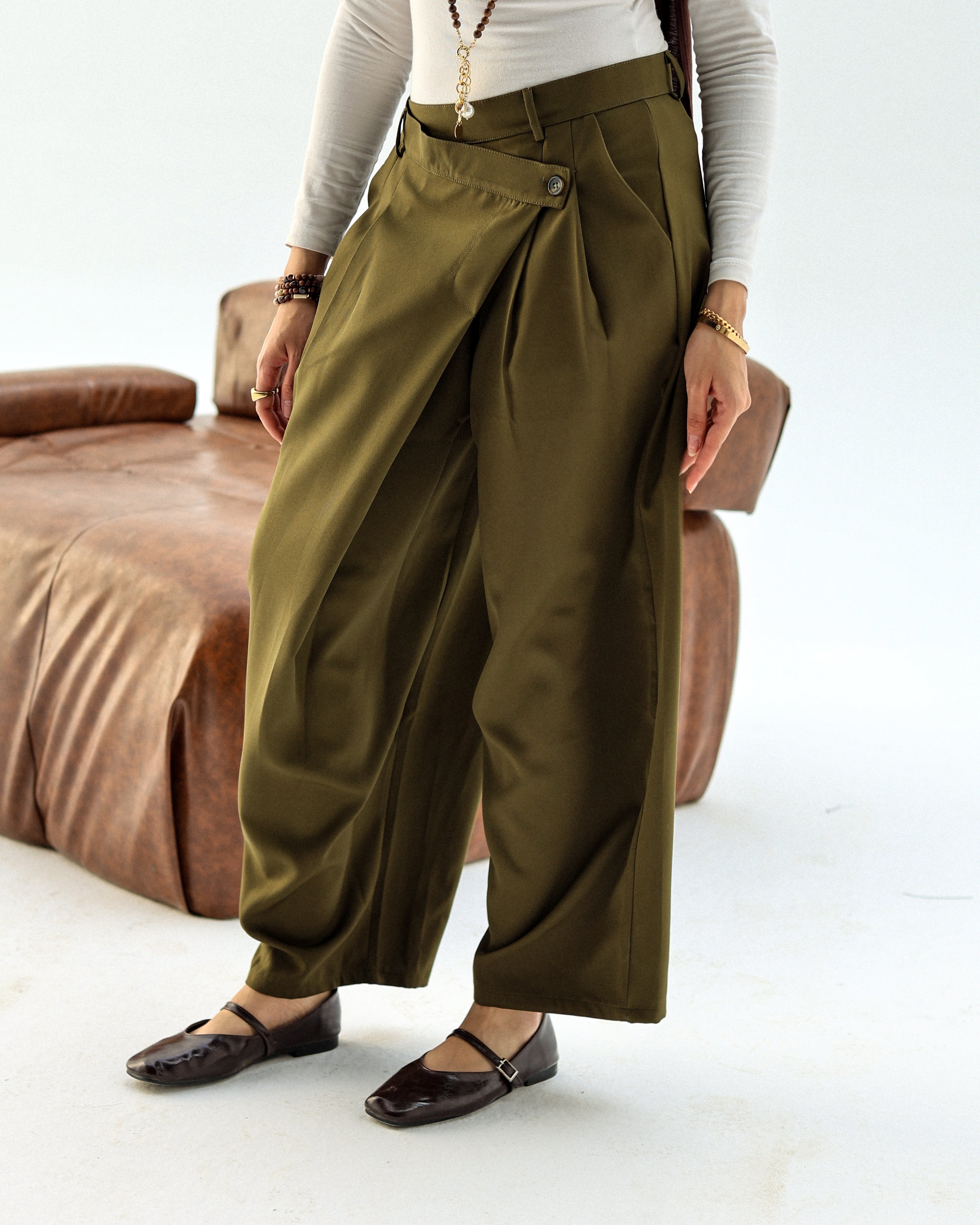 Alaadin Pant - Olive