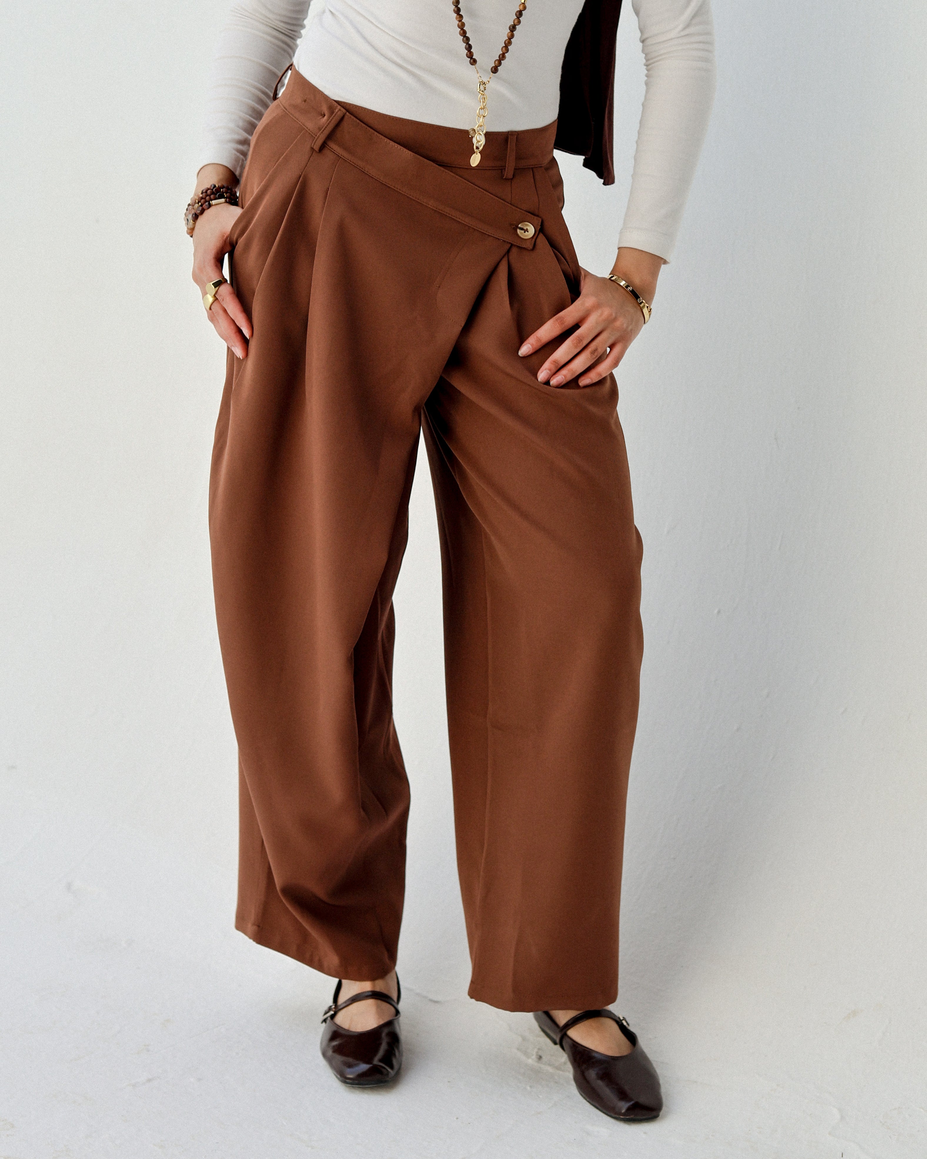 Alaadin Pant - Brown