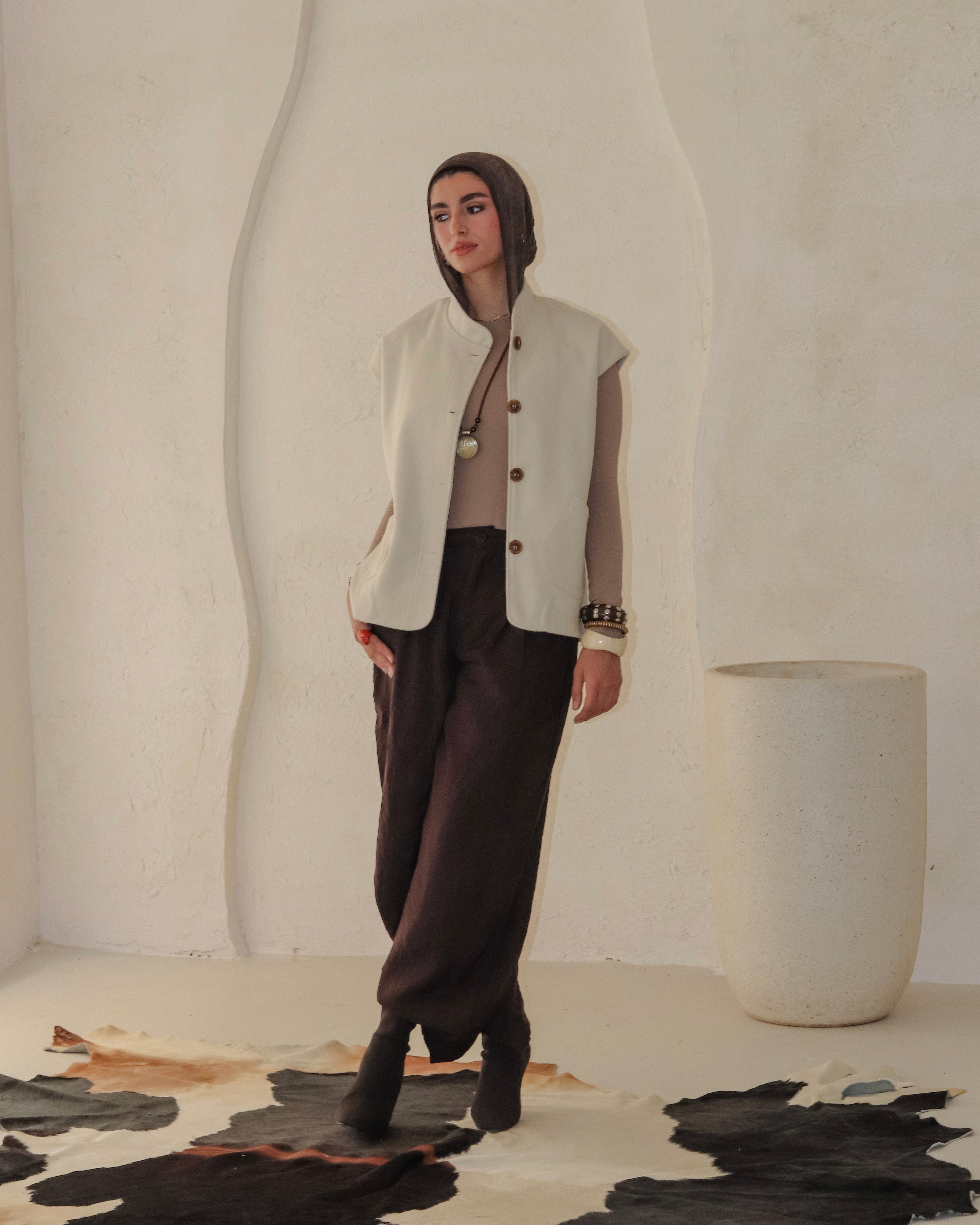 Rome vest - Offwhite