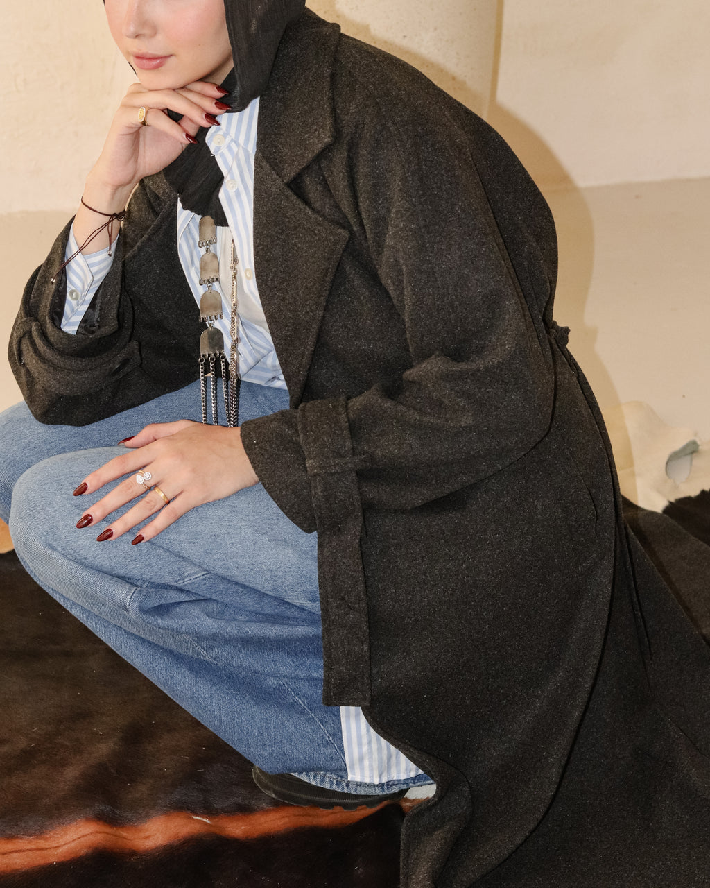 Midnight Coat - Grey