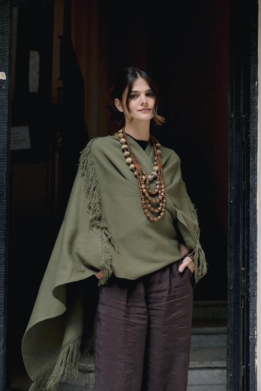 Bobemian Cardigan - Olive