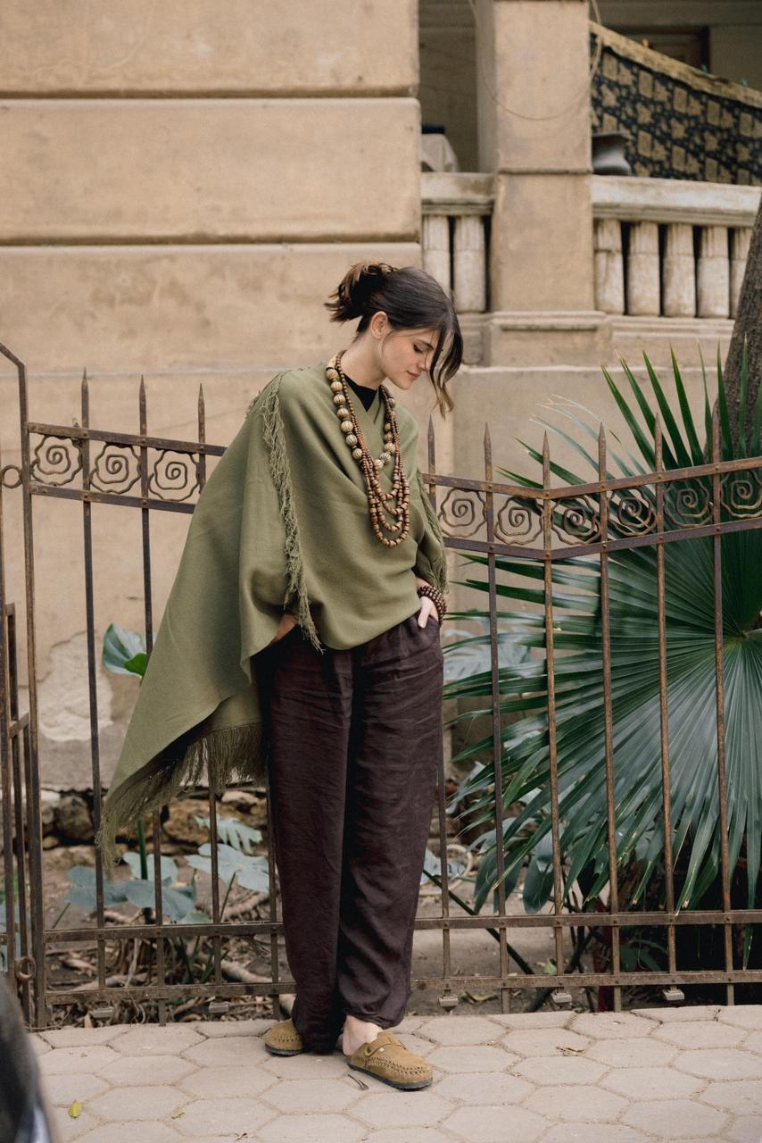 Bobemian Cardigan - Olive