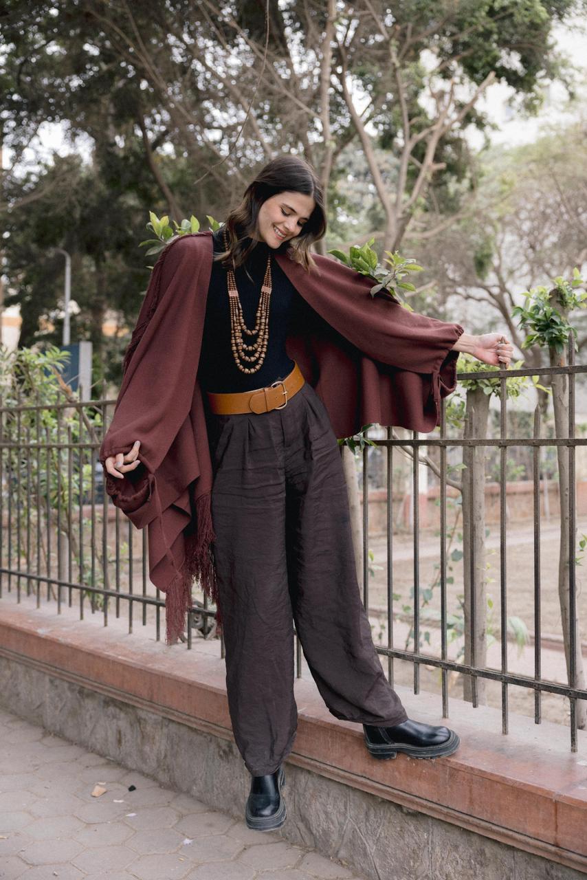 Bobemian Cardigan - Brown