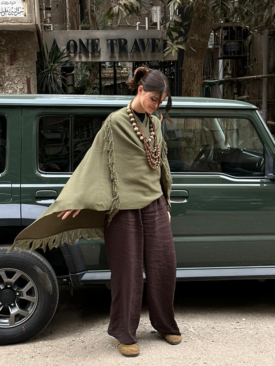 Bobemian Cardigan - Olive